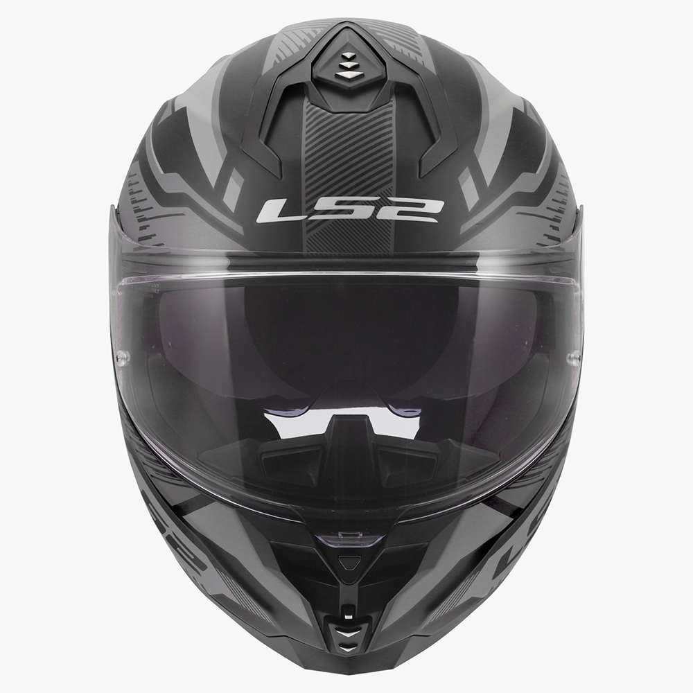 LS2 FF817 CHALLENGER II HELMET - DRAVIX GREY - Image 3