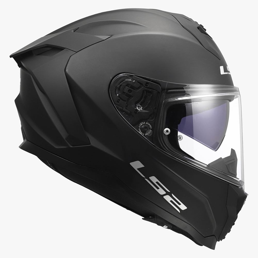 LS2 FF817 CHALLENGER II HELMET - MATT BLACK - Image 9