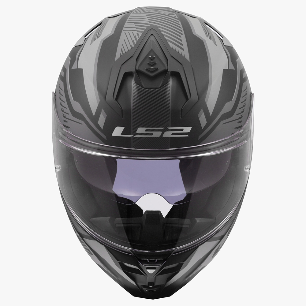 LS2 FF817 CHALLENGER II HELMET - DRAVIX GREY - Image 4