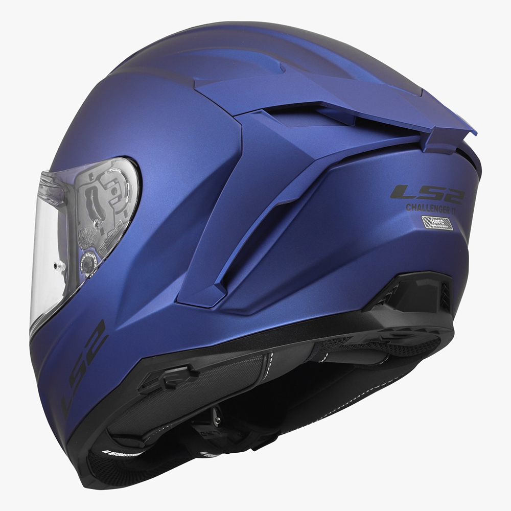 LS2 FF817 CHALLENGER II HELMET - MATT NAVY BLUE - Image 9
