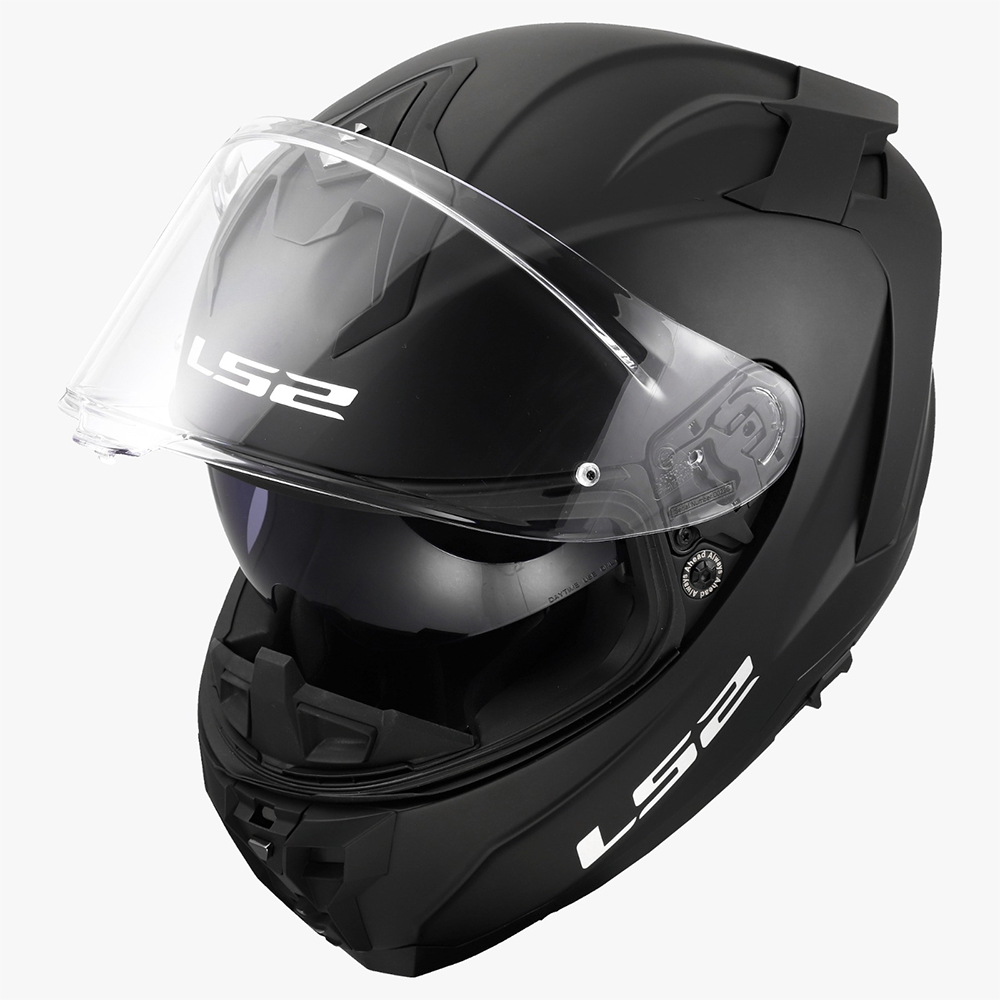 LS2 FF817 CHALLENGER II HELMET - MATT BLACK - Image 8