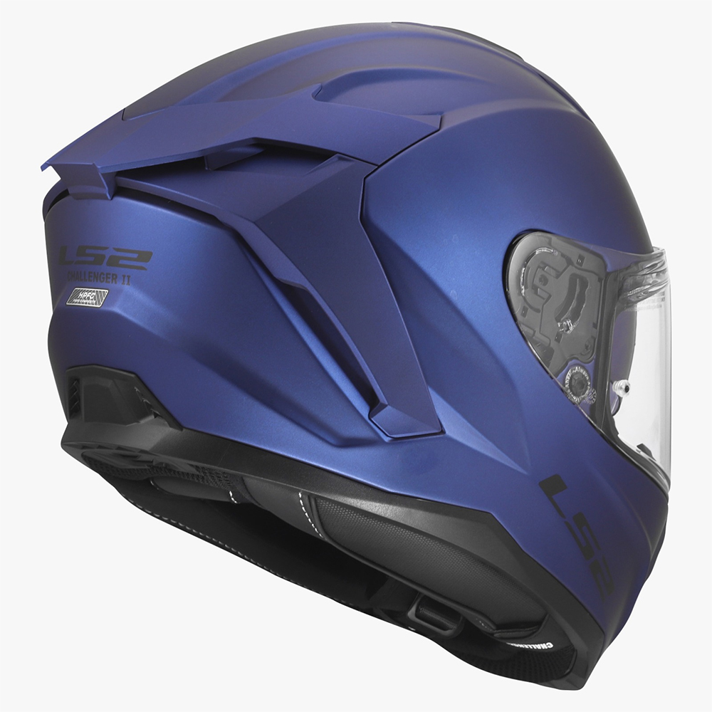 LS2 FF817 CHALLENGER II HELMET - MATT NAVY BLUE - Image 8
