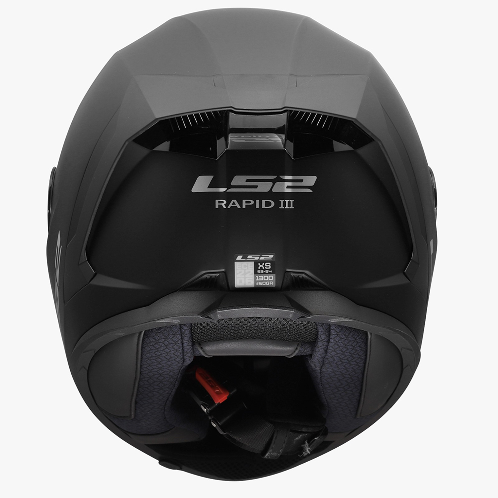 LS2 FF820 RAPID III HELMET - MATT BLACK - Image 15