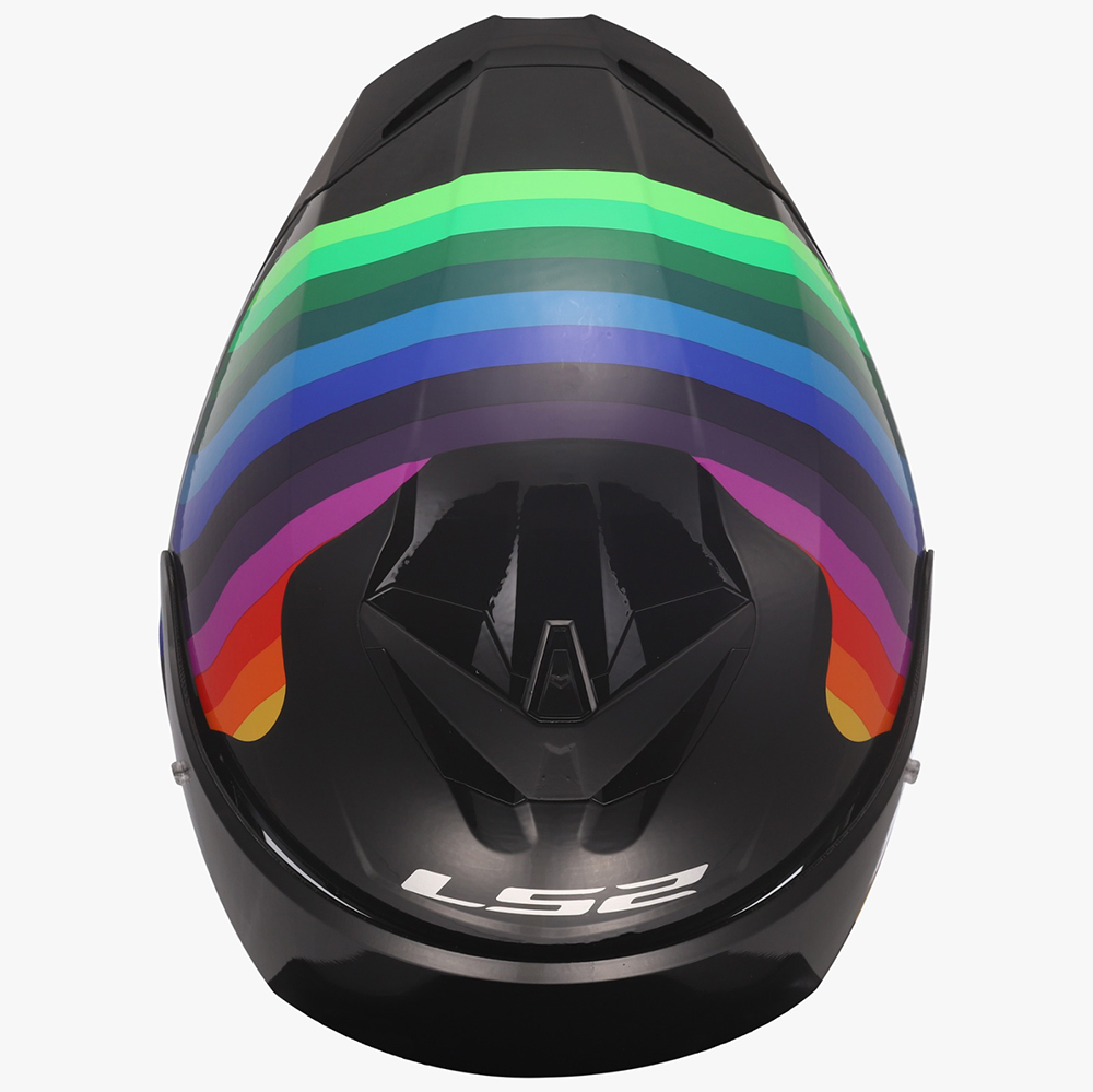 LS2 FF820 RAPID III HELMET - FLOW BLACK MULTI - Image 7