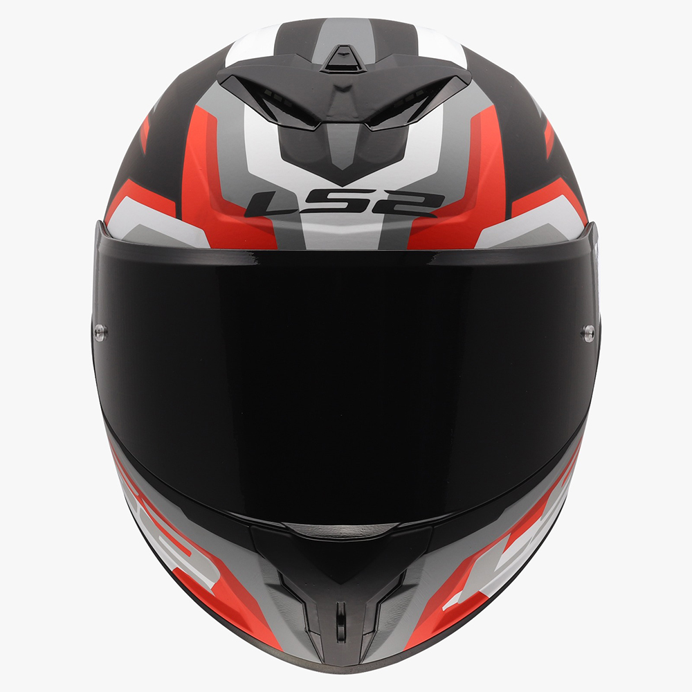 LS2 FF820 RAPID III HELMET - HYPER BLACK RED - Image 6