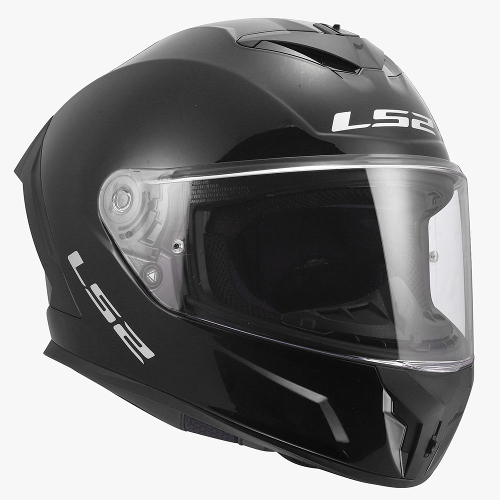 LS2 FF820 RAPID III HELMET - GLOSS BLACK - Image 3