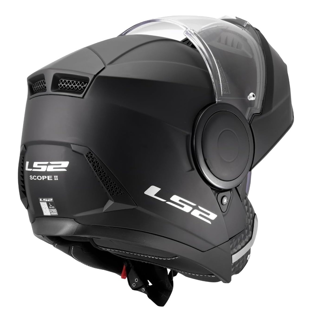 LS2 FF902 SCOPE II HELMET - MATT BLACK - Image 7