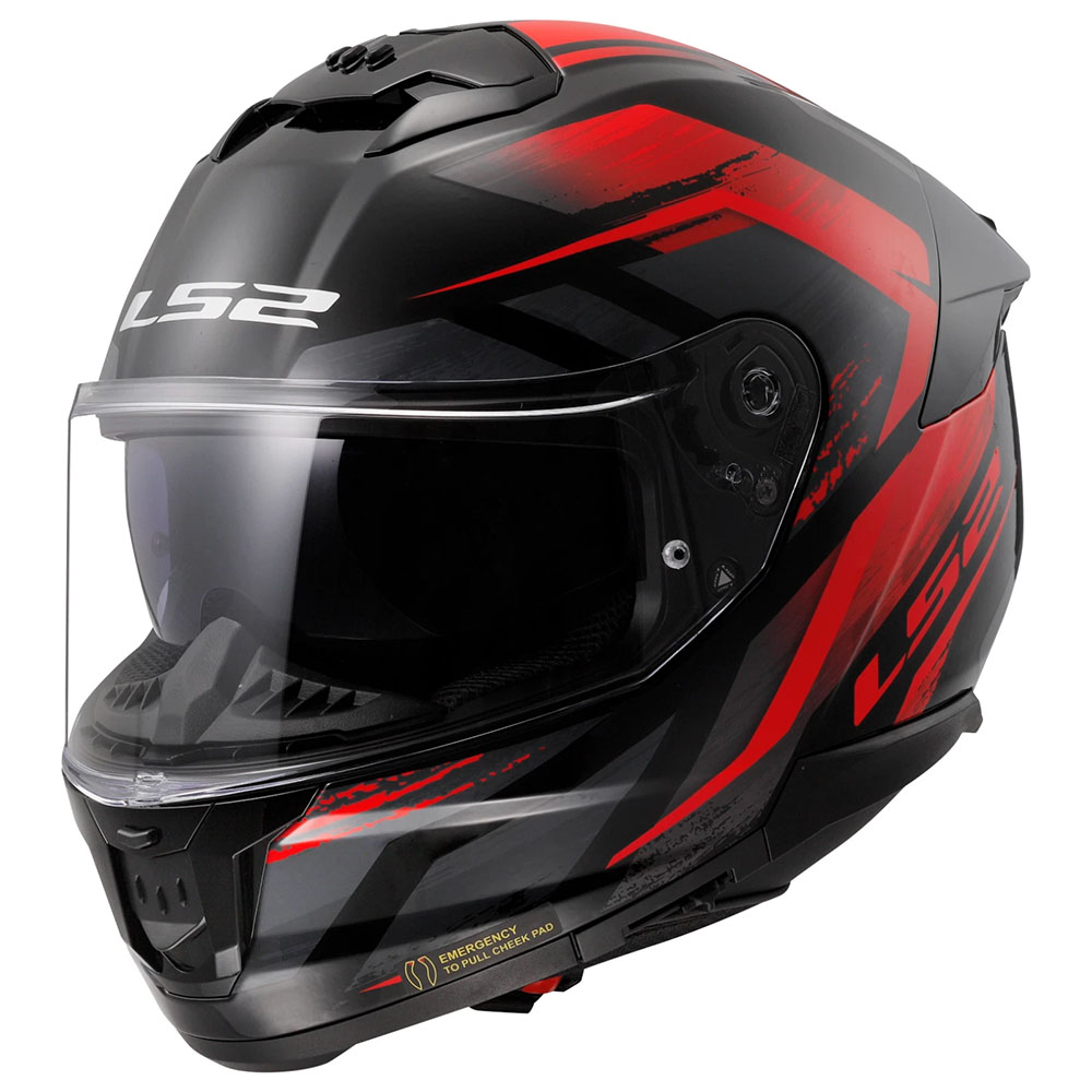 LS2 FF808 STREAM-II HELMET - FURY RED NEW