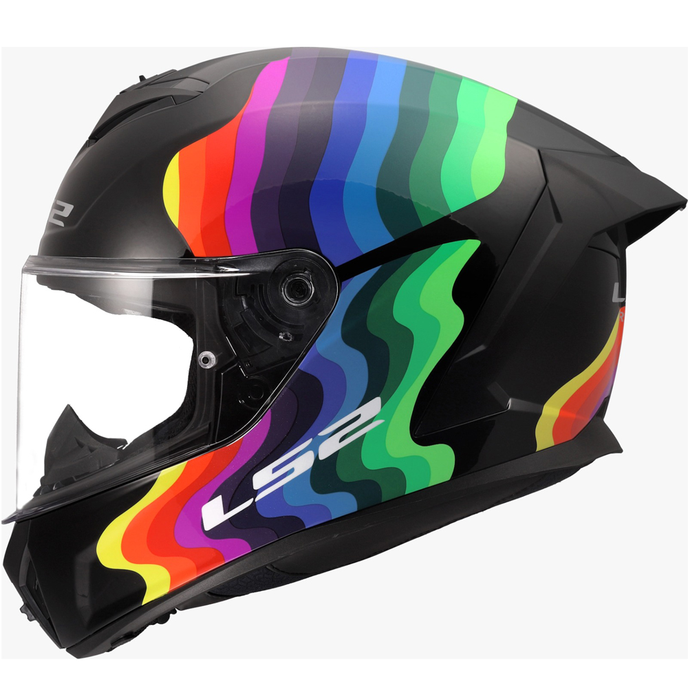 LS2 FF820 RAPID III HELMET - FLOW BLACK MULTI - Image 5