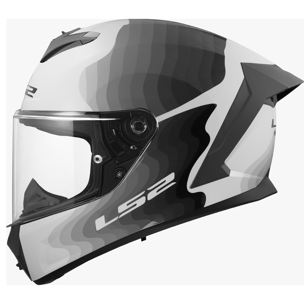 LS2 FF820 RAPID III HELMET - FLOW WHITE GREY