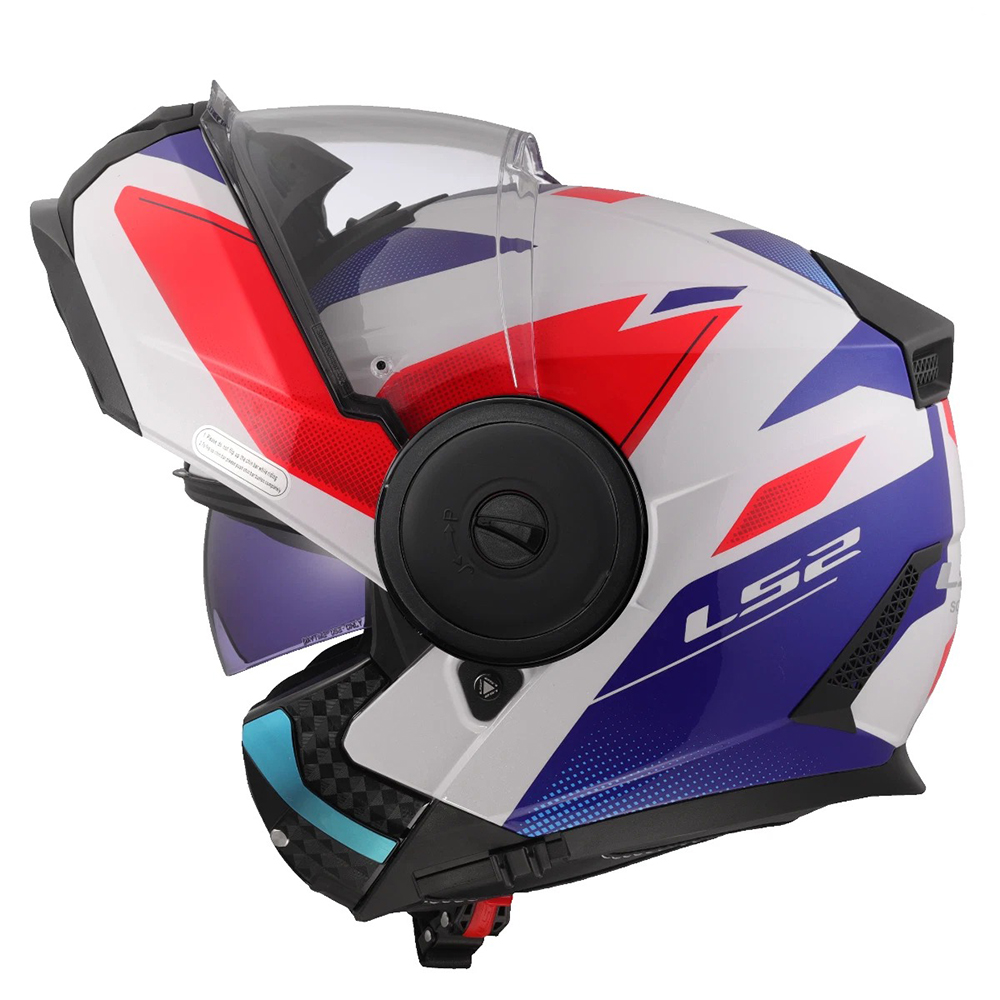 LS2 FF902 SCOPE II HELMET - DURIA WHITE BLUE RED