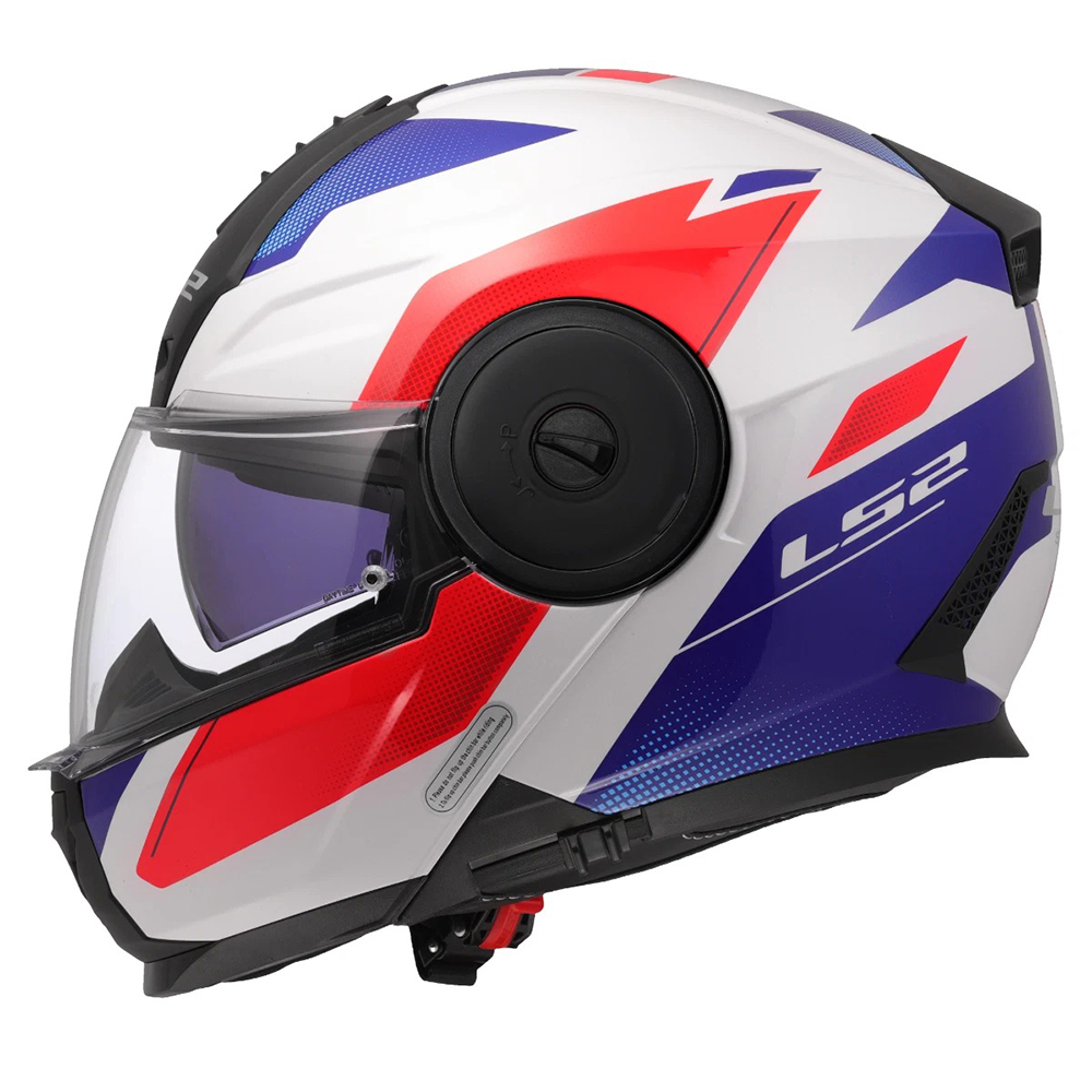 LS2 FF902 SCOPE II HELMET - DURIA WHITE BLUE RED - Image 5