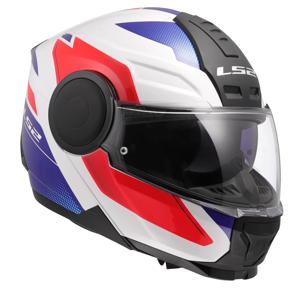 LS2 FF902 SCOPE II HELMET - DURIA WHITE BLUE RED - Image 6