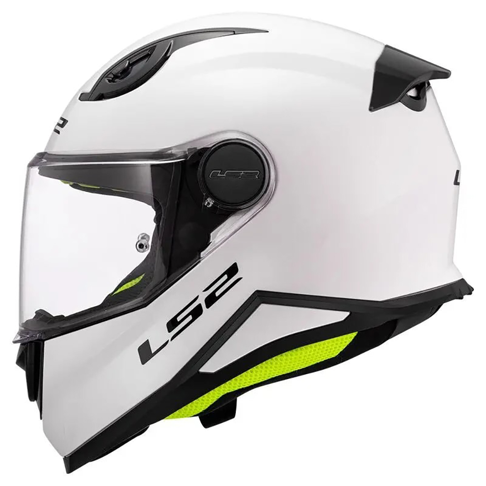 LS2 FF812 KIDS HELMET - GLOSS WHITE - Image 3