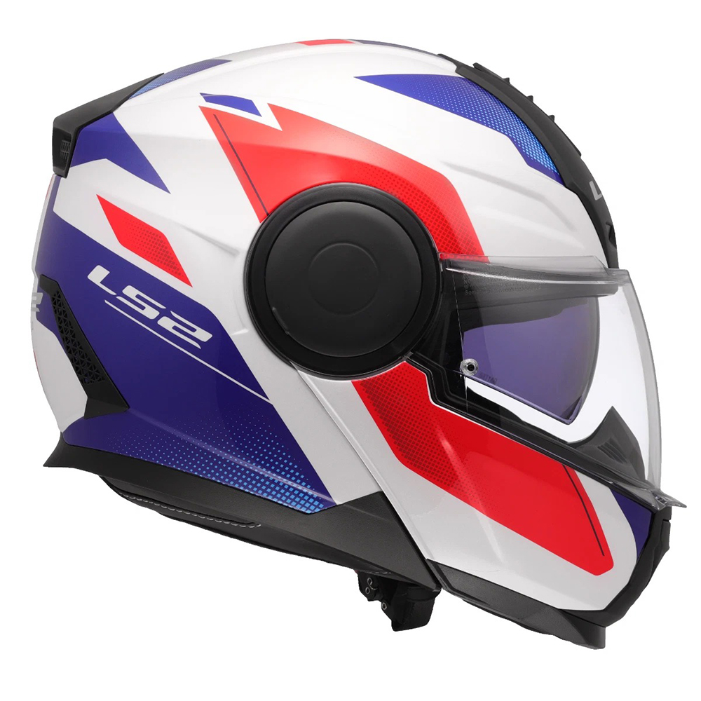 LS2 FF902 SCOPE II HELMET - DURIA WHITE BLUE RED - Image 7