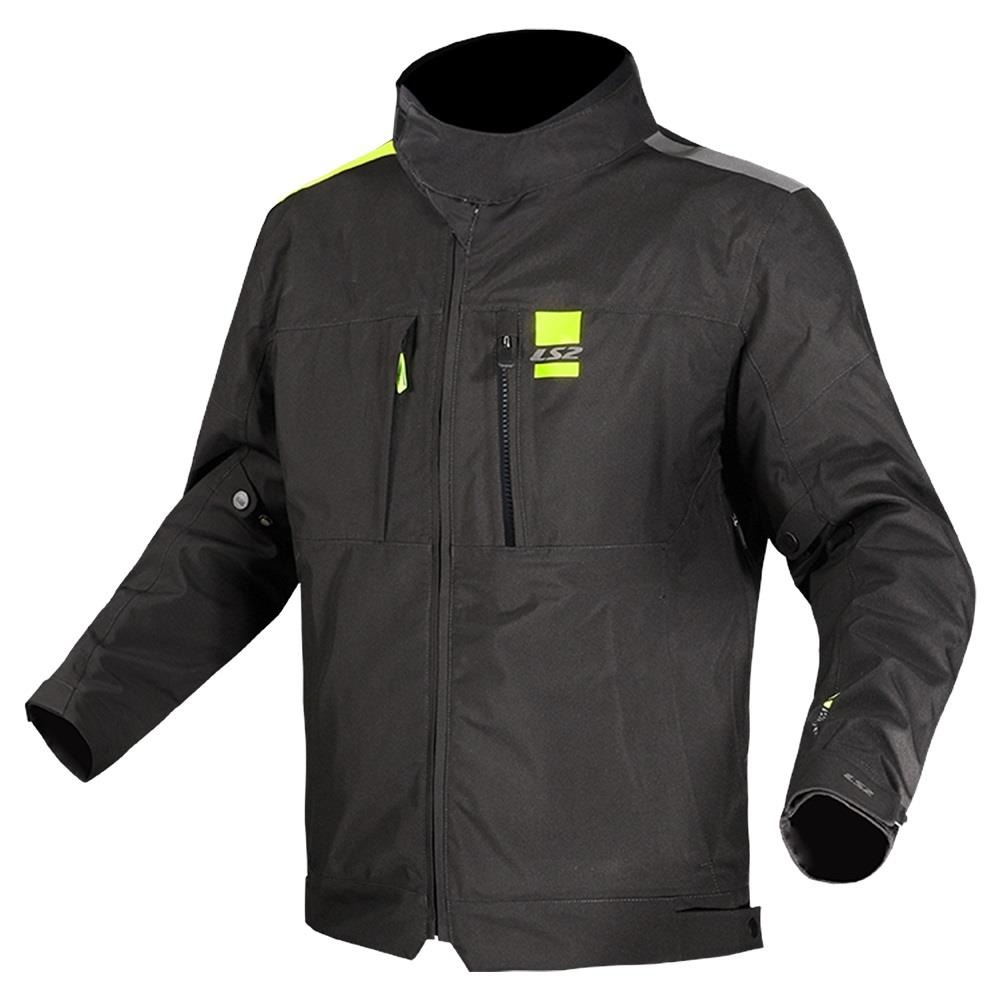 LS2 TITANIUM MAN JACKET - BLACK YELLOW