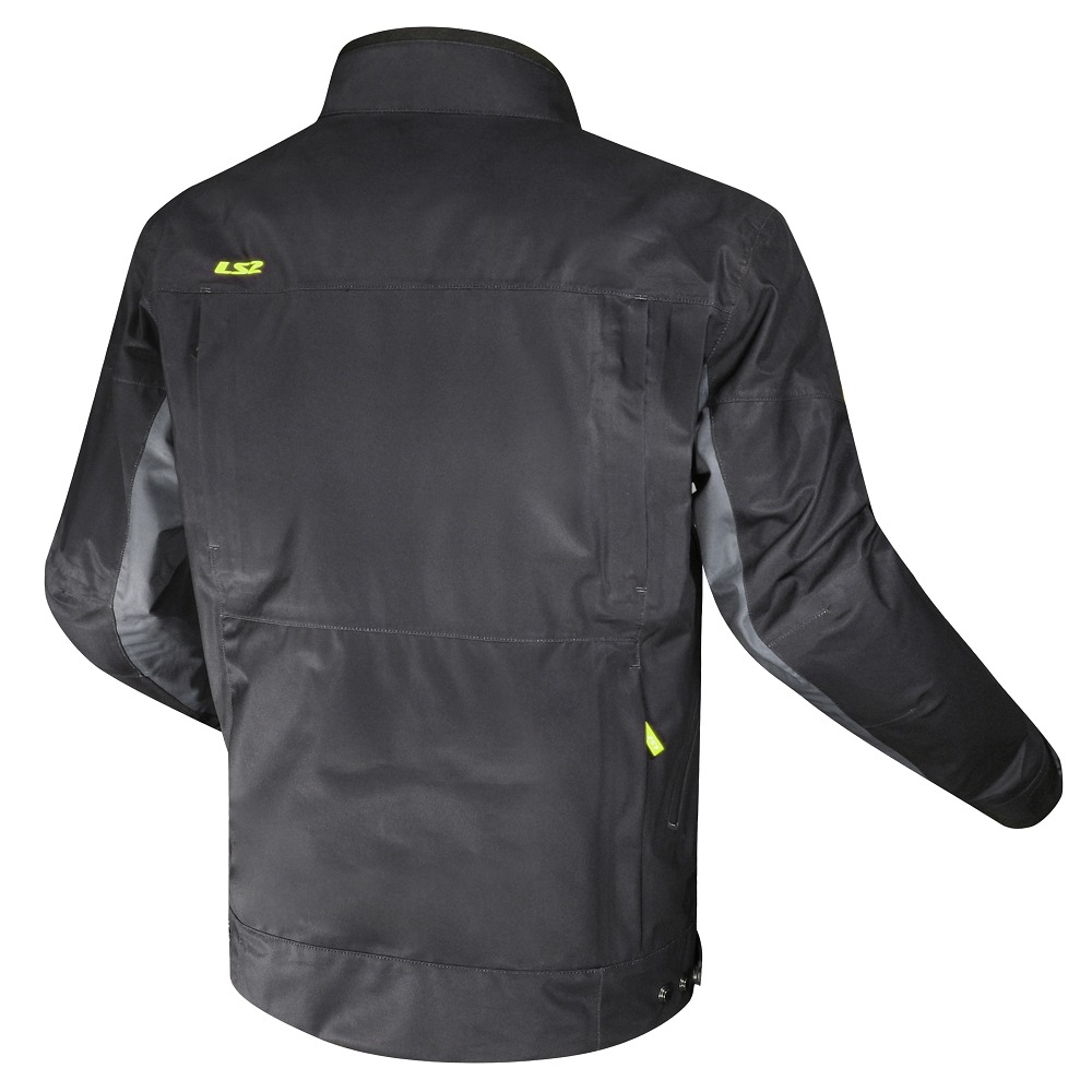 LS2 TITANIUM MAN JACKET - BLACK YELLOW - Image 3