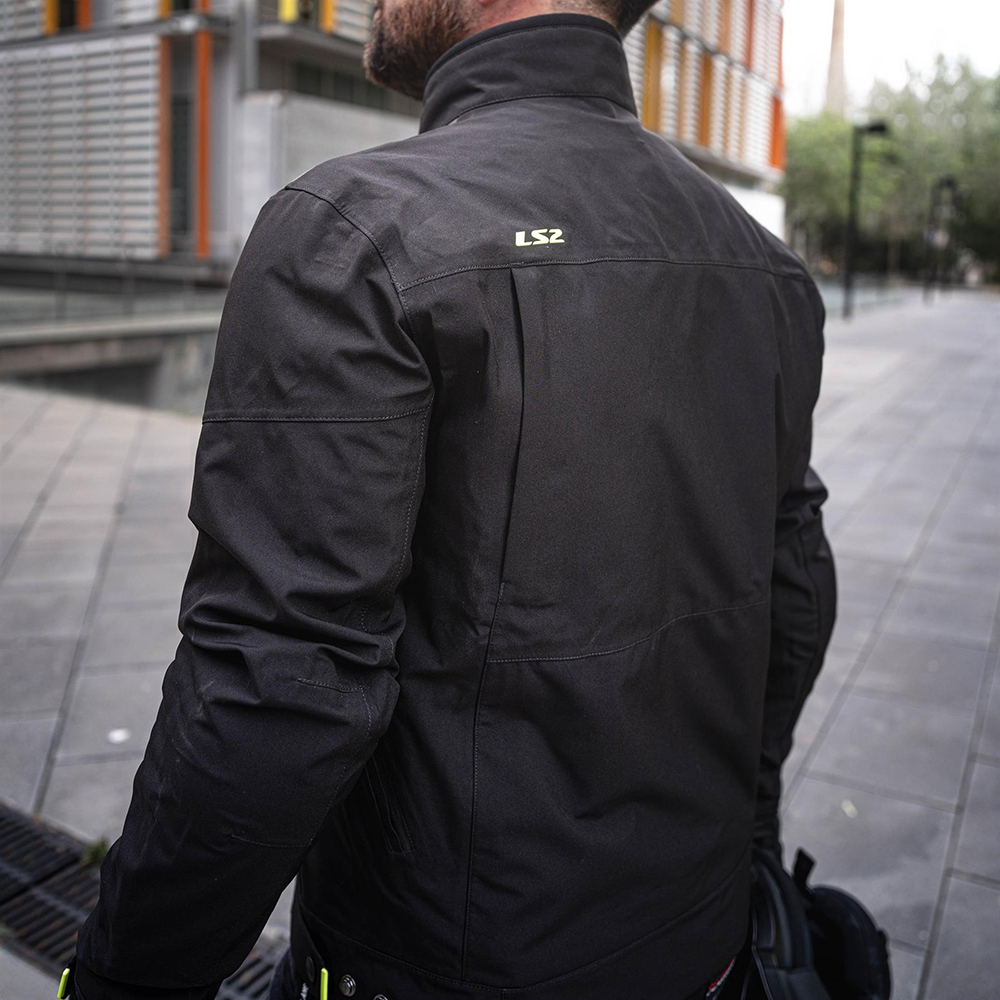 LS2 TITANIUM MAN JACKET - BLACK YELLOW - Image 12
