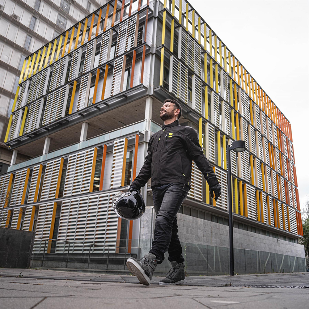 LS2 TITANIUM MAN JACKET - BLACK YELLOW - Image 8