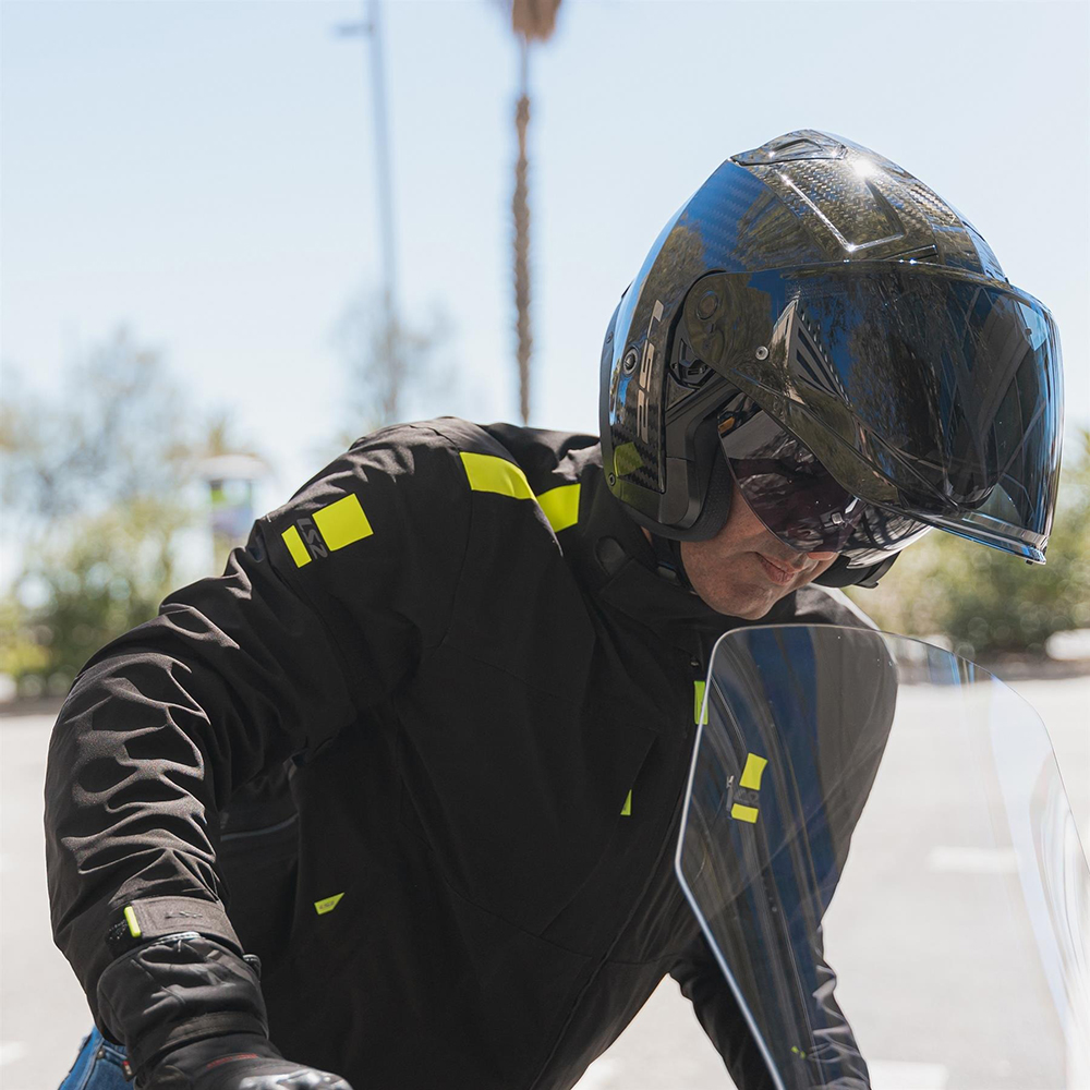 LS2 TITANIUM MAN JACKET - BLACK YELLOW - Image 4