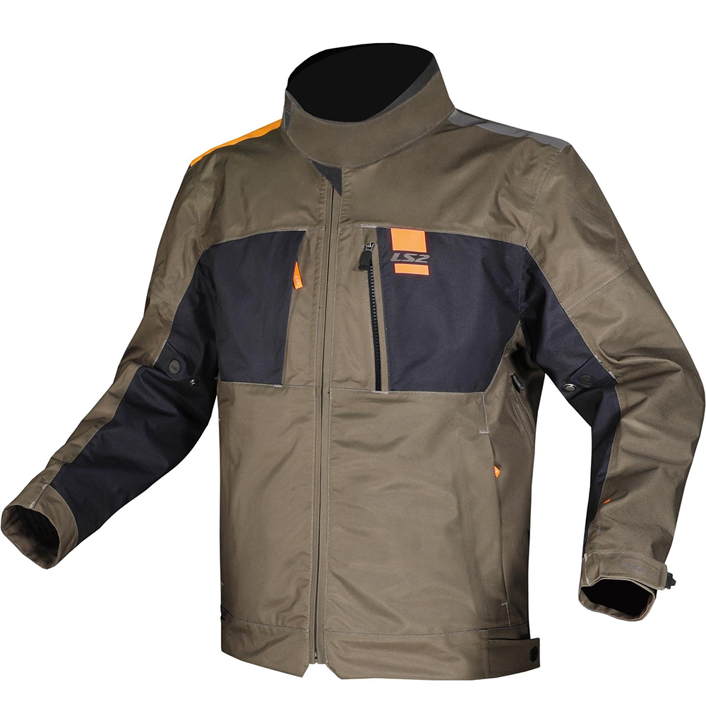 LS2 TITANIUM MAN JACKET - GREEN BLUE ORANGE
