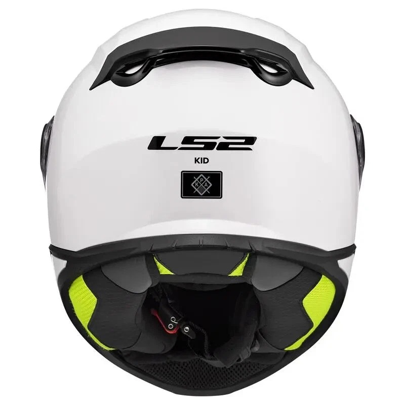 LS2 FF812 KIDS HELMET - GLOSS WHITE - Image 7