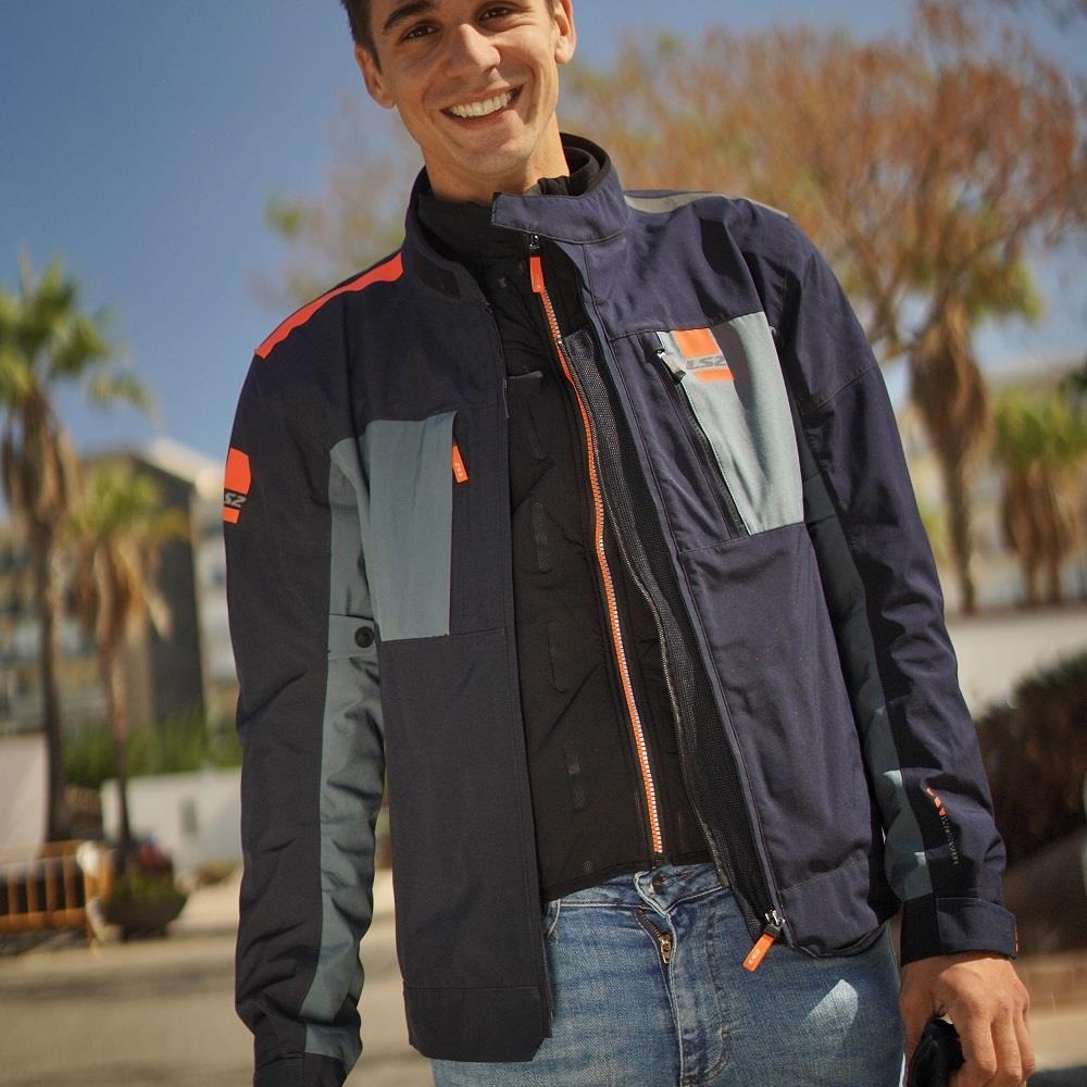 LS2 TITANIUM MAN JACKET - BLACK YELLOW - Image 15