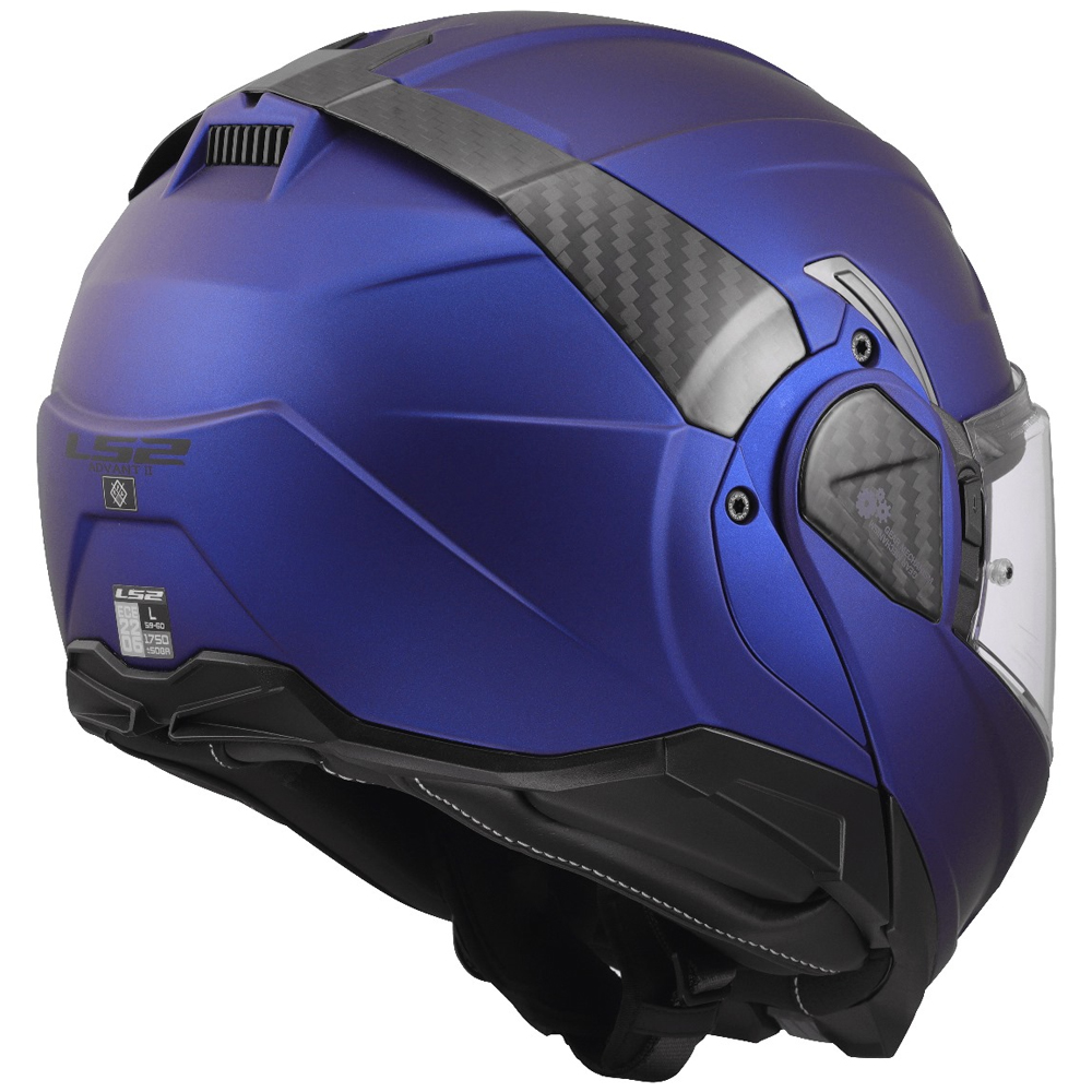 LS2 FF910 ADVANT II HELMET - MATT NAVY BLUE - Image 6
