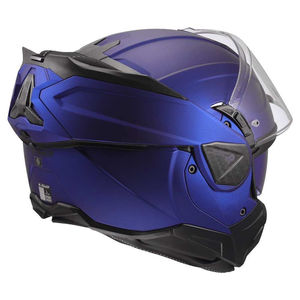 LS2 FF910 ADVANT II HELMET - MATT NAVY BLUE - Image 8