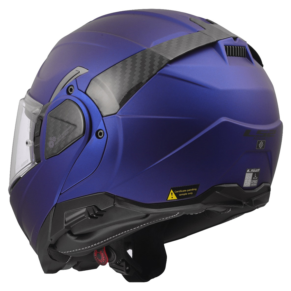 LS2 FF910 ADVANT II HELMET - MATT NAVY BLUE - Image 7