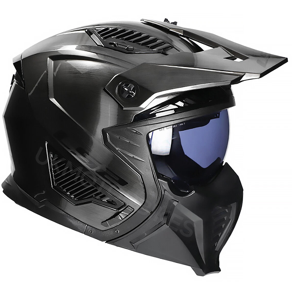 LS2 OF606 DRIFTER HELMET - JEANS TITANIUM - Image 4