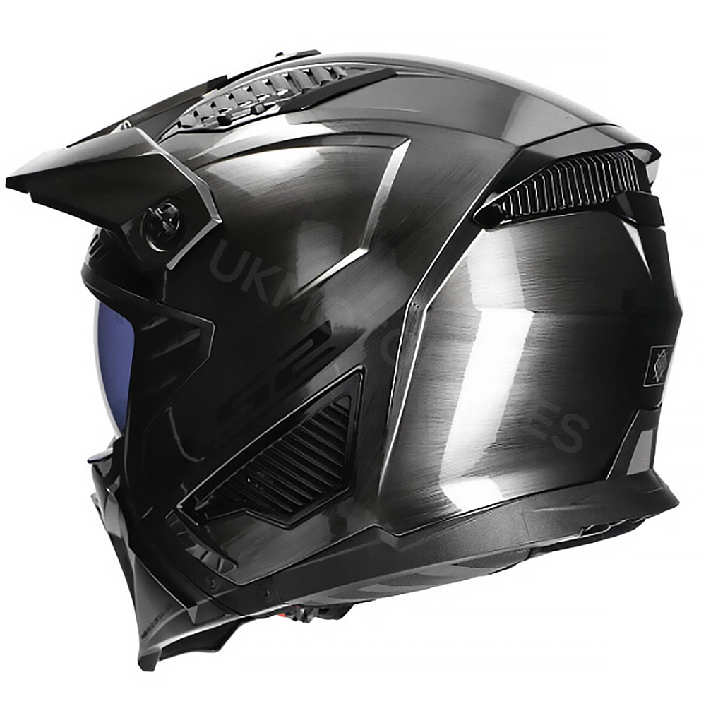 LS2 OF606 DRIFTER HELMET - JEANS TITANIUM - Image 8