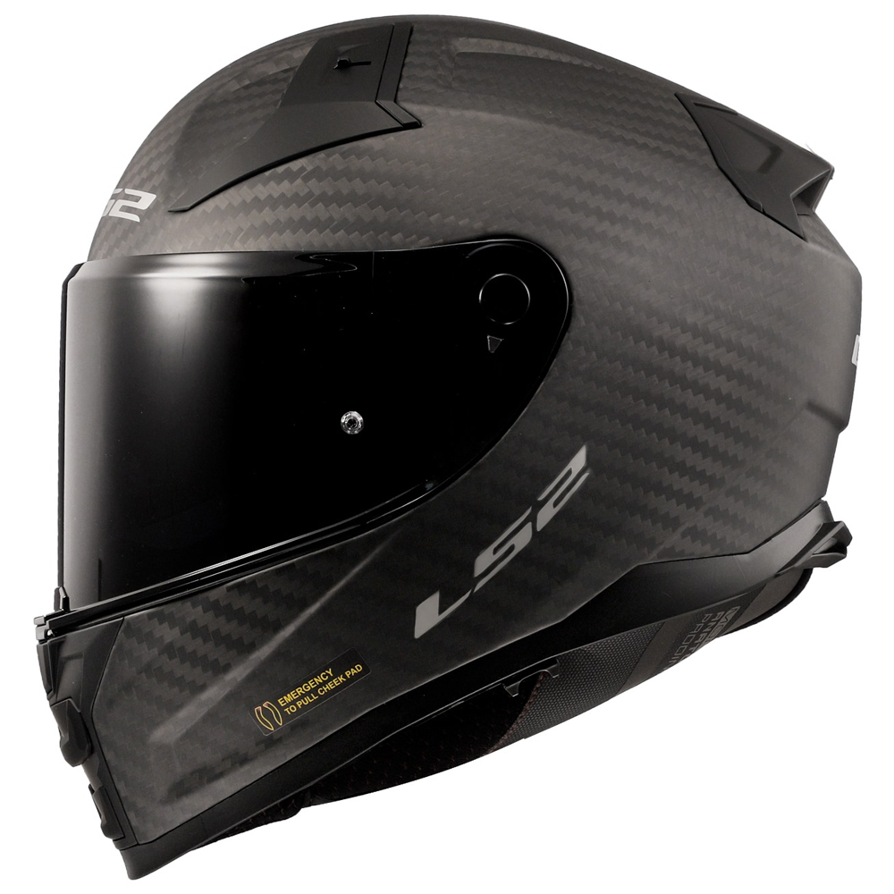 LS2 FF 811 VECTOR II CARBON HELMET - MATT CARBON - Image 4