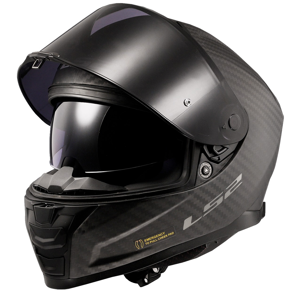 LS2 FF 811 VECTOR II CARBON HELMET - MATT CARBON - Image 6