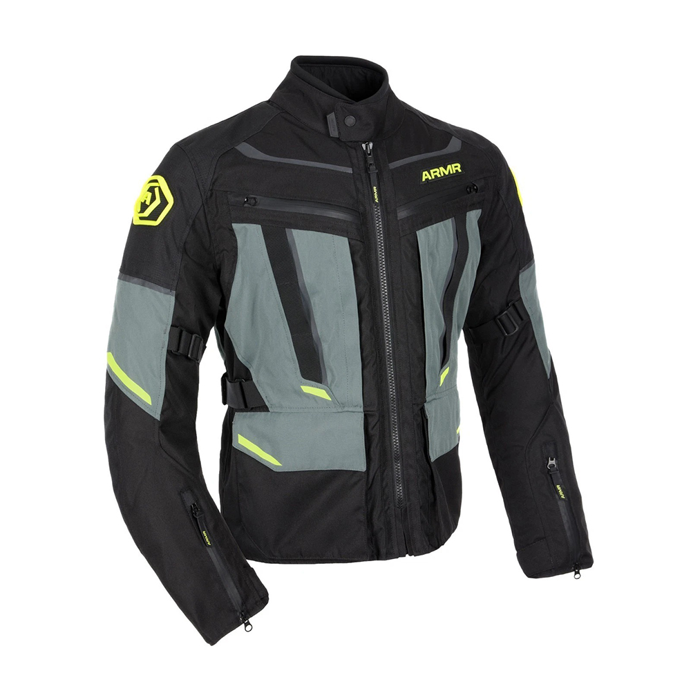 ARMR KUMAJI 3.0 WP MENS JACKET - GREEN FLUO - Image 4