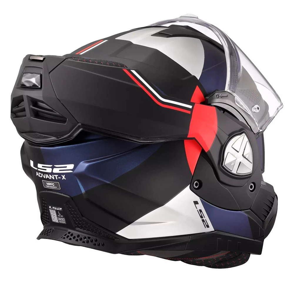 LS2 FF901 ADVANT X HELMET - ULTRA BLUE RED - Image 8